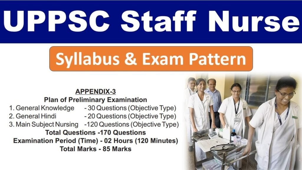 UPPSC Staff Nurse Syllabus In Hindi PDF 2026